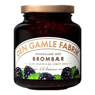 DGF蒂杰夫果酱丹麦进口黑莓果肉水果酱面包涂抹酱即食早餐380g