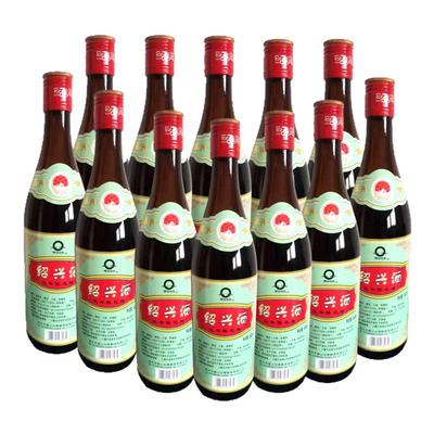 三年陈绍兴花雕酒640ml正宗手工黄酒 整箱加饭酒 烹饪厨用泡阿胶