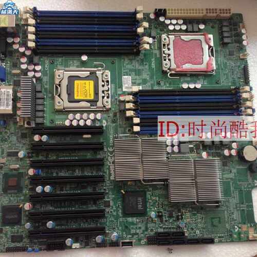 议价超微X8DTHiF主板1366针双路服务器主板7条PCIE16X支持个显卡