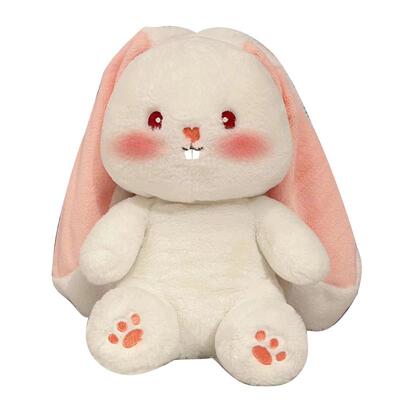 藏在草莓里的兔子玩偶生日礼物女