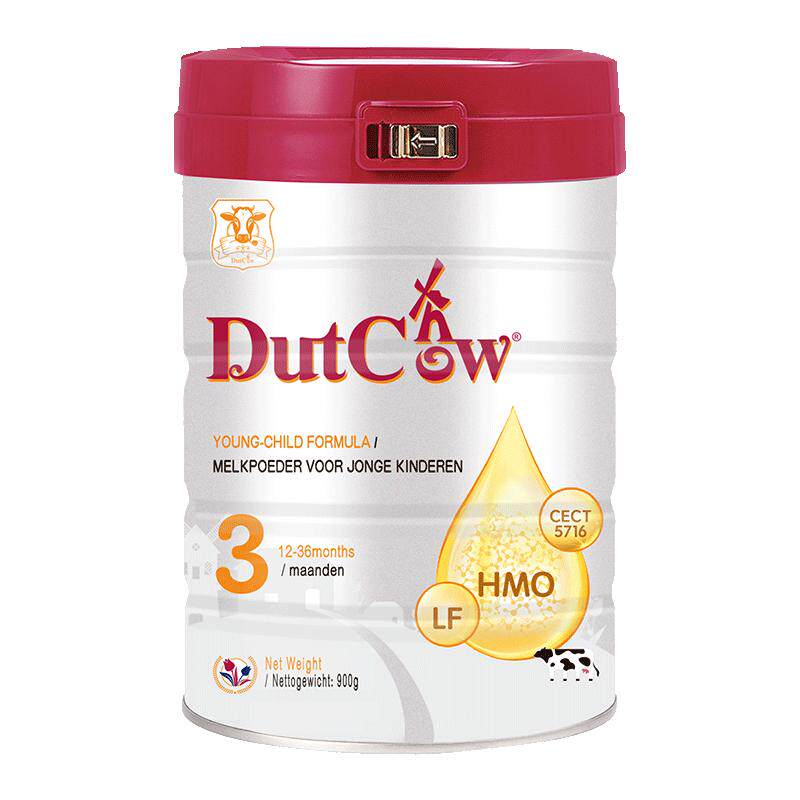 DutchCow荷兰乳牛3段hmo奶粉 DHA小红帽婴幼儿奶粉900g GOS益生元