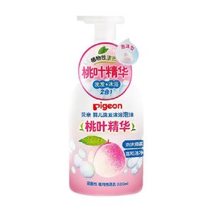 贝亲婴儿桃叶洗发水沐浴露500ml