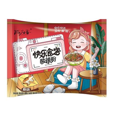 稻花香 快乐食客酸辣粉原味袋装