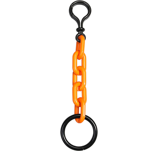 自制桔色裤链子配饰ins潮牌树脂荧光绿包包钥匙裤子挂件挂链男女