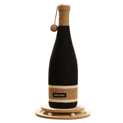 抓玩一体立式红酒瓶猫抓板