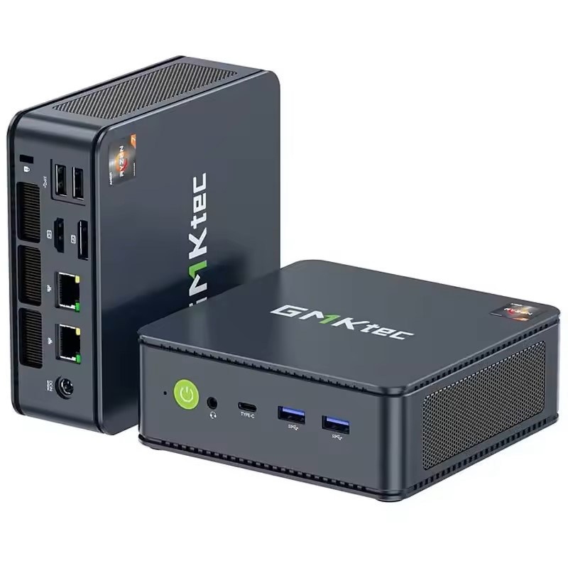 极摩客M5plus 高性能游戏小型主机 迷你PC办公电脑 DiY台式机箱