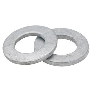 8.8级国标碳钢热镀锌平垫圈热浸锌介子螺丝垫片M8M12M20M36M39M48