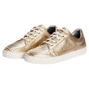 25秋新款|oliver sweeney牛皮亮面金纹理感时尚休闲板鞋女