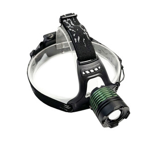 T6 LED充电变焦旋转机械调焦强光头灯矿灯调光钓鱼灯骑行户外热销