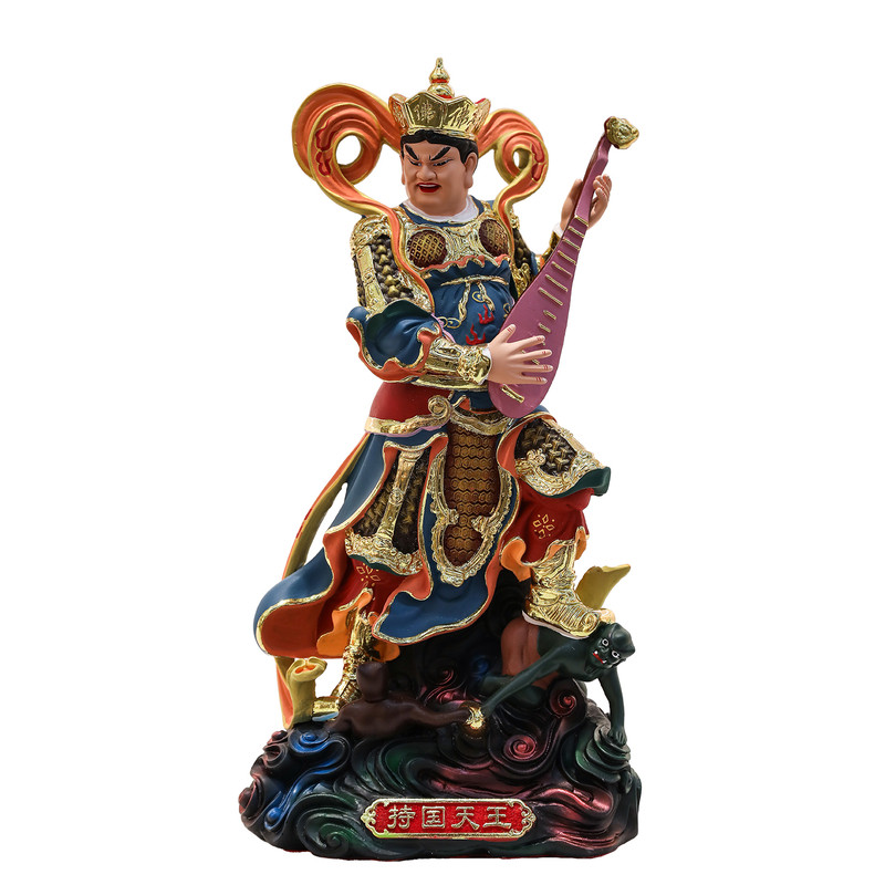 树脂四大天王佛像佛堂护法摆件