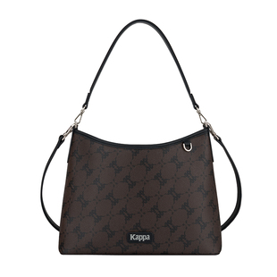 Kappa卡帕 2025年新款HOBO包女棕大容量手提包单肩斜挎通勤托特包