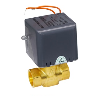 4分6分电动二通阀暖通风盘机管控制调节开关中央空调dn20电磁阀门