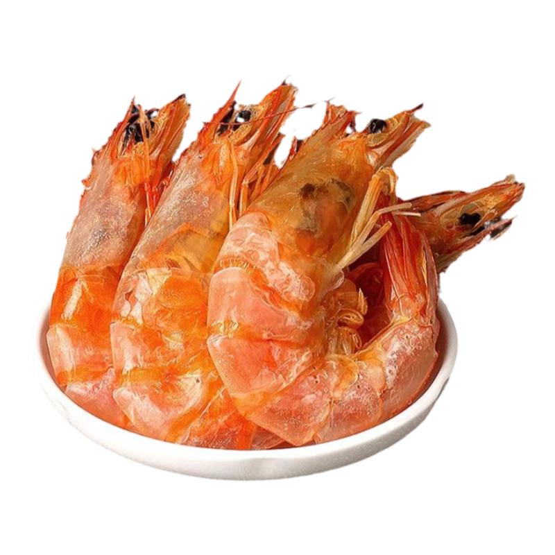 舟山特大烤虾干大号海鲜干货孕妇海味对虾干休闲零食碳烤干虾即食