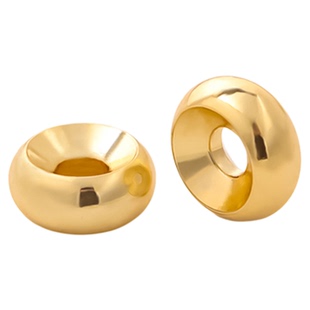 包18k金隔片手链车轮隔珠散珠配饰diy手工串珠项链手串隔垫片配件