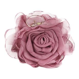 【蜜桃茶】新中式花朵抓夹干枯玫瑰花发饰半扎发古风头饰夏天发卡