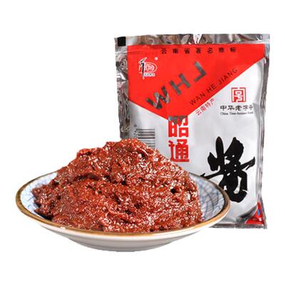云南昭通特产万和200g帽子黄豆酱