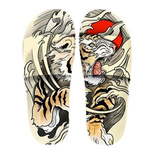 visamoris允莫苏春夏Graffiti一字拖舒适防滑运动拖鞋2025新款