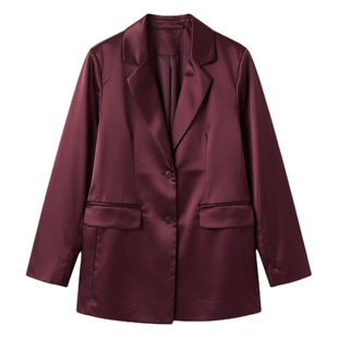 2026春季新款网红大码仿醋酸红咖西装配吊带裙子套装女胖mm连衣裙