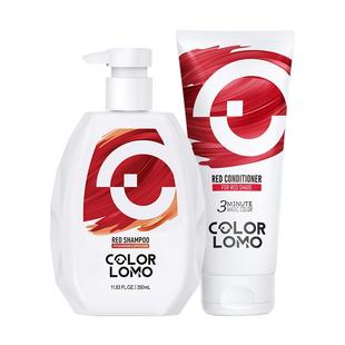 卡洛美固色洗发水发膜套装固色护发素染色护色去黄洗发水洗头水