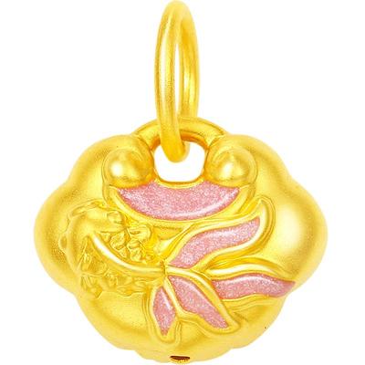 周大福SOINLOVE黄金吊坠