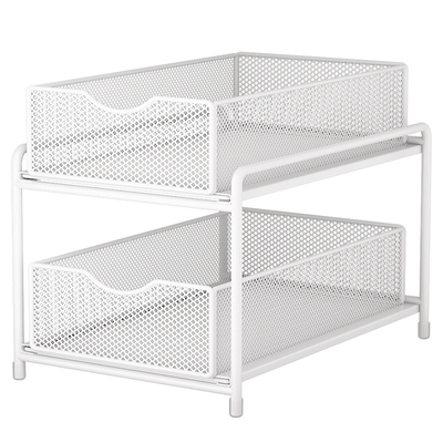 橱柜内分层架子厨房抽拉式置物架下水槽柜内窄款多层储物抽屉拉篮