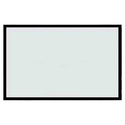 成越92寸16:9白塑简易投影幕布便携散幕 不带孔带黑边2.04*1.15米