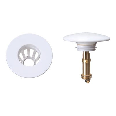 洗脸盆漏水塞陶瓷洗手盆按压式弹跳塞通用下水器配件洗脸池地漏塞