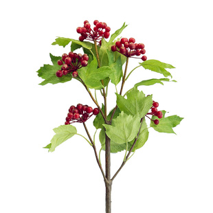 常用配花素材 精美浆果绿叶单枝仿真植物绿植 北欧清新装饰仿真花