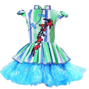 成人环保服时装秀演出服幼儿园废物利用环保服亲子DIY舞台走秀服