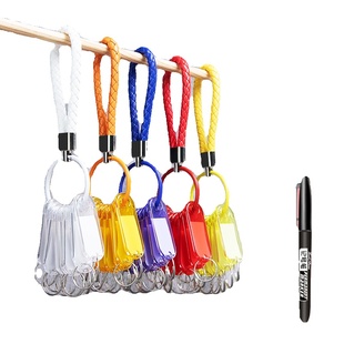 收纳神器标签牌分类神器收纳钥匙串塑料家用分类钥匙标记管理