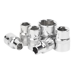 3/8寸短套筒扳手中飞加长套筒工具中快速10mm六角套头六棱角套筒