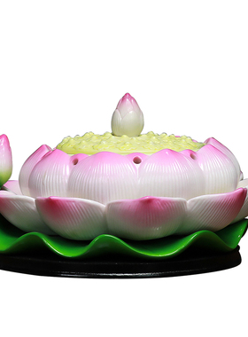 陶瓷莲花香炉盘香线香香熏炉