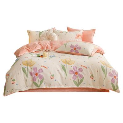 a纯棉b牛奶绒被套加厚保暖秋冬款