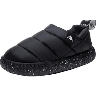 kappa卡帕女鞋棉鞋新款春季2026一脚蹬保暖休闲鞋加厚加绒面包鞋