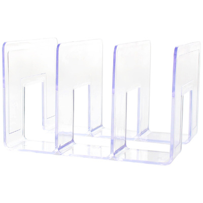 尼家文具亚克力透明书立学生桌面