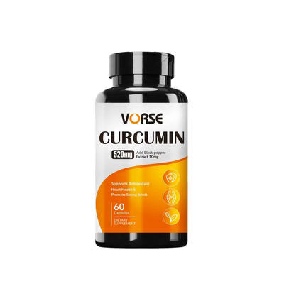 VORSE姜黄素进阶版520mg胶囊K炎祛湿改肤色暗黄护关节熬夜60粒/瓶