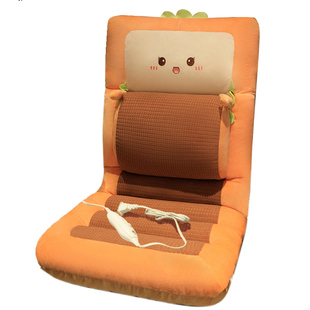 加热坐垫办公室久坐护腰靠背靠垫一体电热屁垫椅子座椅垫加厚冬季