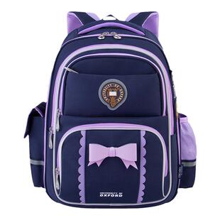 书包女小学生高颜值1-3-6年级女孩护脊减负牛津大学儿童背包轻便4