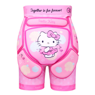 迪士尼儿童护臀裤滑雪装备护具卡通护臀女童护膝轮滑全套滑冰男童