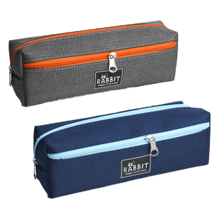 笔袋长型大容量双层加厚文具盒男女孩子铅笔盒小学生用女童中学生铅笔文具收纳整理ins简约多功能小方包