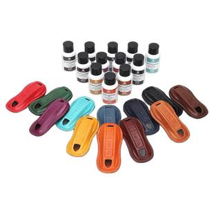 wuta无它进口意大利专业皮革染料水油两性皮具染色皮雕处理剂30ml