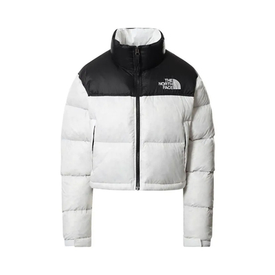 tnf羽绒服高腰款短款女北面