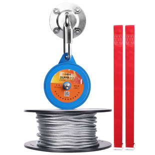 高层高楼逃生缓降器消防家用往复式安全绳子高空救生火灾应急装备