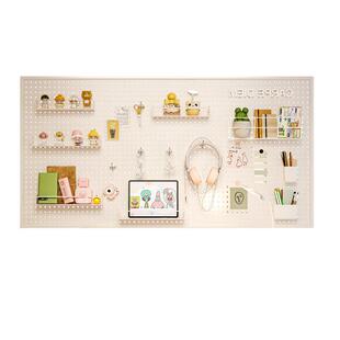 儿童玩具洞洞板房间墙面收纳金属置物架忙碌板蒙氏早教磁吸挂钩