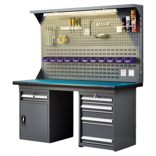 防静电工作台工厂车间重型操作台模具实验检验桌虎钳修理工具桌