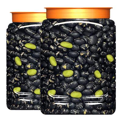 盐炒黑豆即食500g罐装零食熟豆子原味香酥脆干炒下酒小吃休闲零食