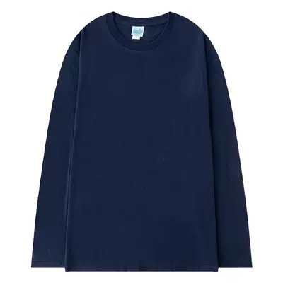 小尼力潮牌纯色打底男女长袖T恤