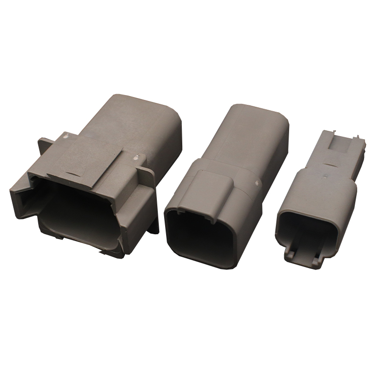 DEUTSCH德驰连接器DT04-2S/4S/6S 汽车防水插件DT06公壳定做线束