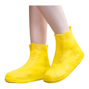 雨鞋套男女款防水鞋套外穿防滑防雨脚套加厚耐磨儿童硅胶雨天雨靴