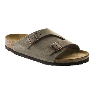 BIRKENSTOCK勃肯德国进口男女款牛皮绒面革软木Zürich双带凉拖鞋